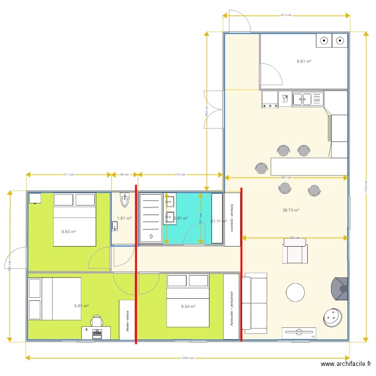 WINNEZEELE 7. Plan de 0 pièce et 0 m2