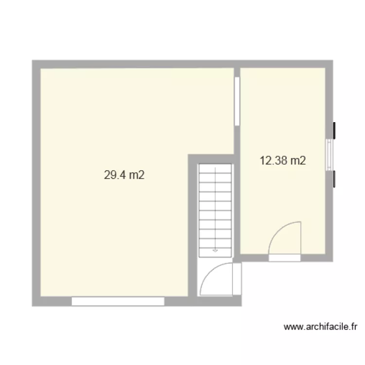garage 1 voiture avec atelier 12. Plan de 