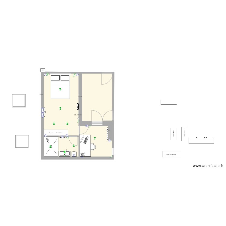 Suite Parentale v6xxx. Plan de 0 pièce et 0 m2