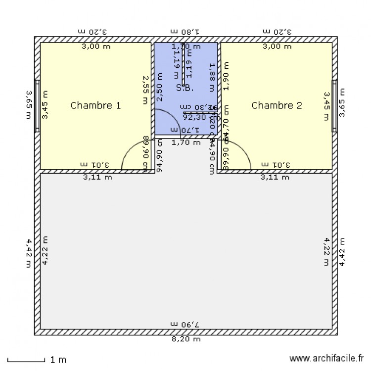 Maison Mahina. Plan de 0 pièce et 0 m2