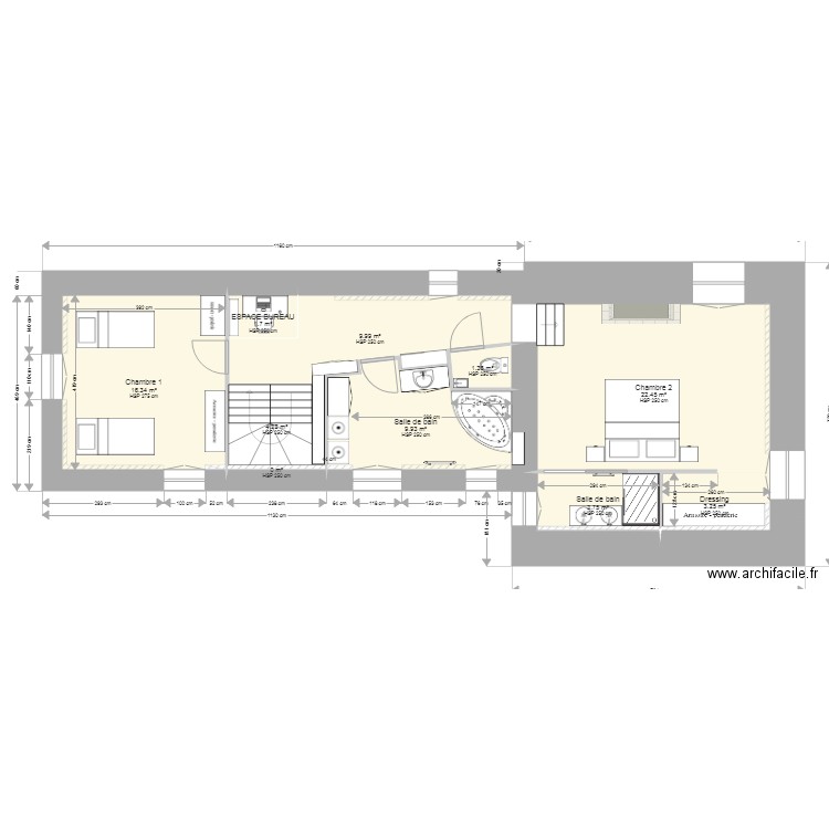 Bourg5. Plan de 0 pièce et 0 m2