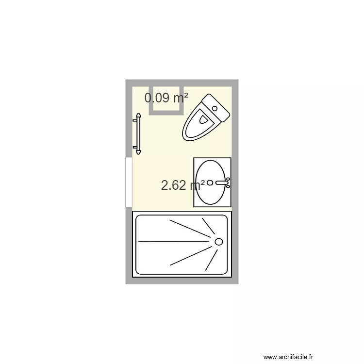 SALLE DE BAINS INES. Plan de SALLE DE BAINS INES. Plan de