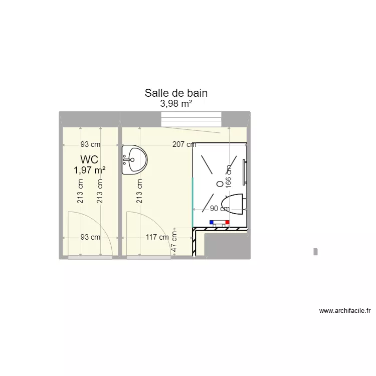 CHASSAGNEUX. Plan de 
