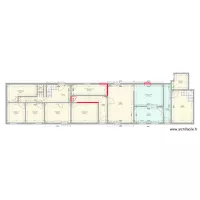 PLAN DEF RDC  DETAILS MODIFICATIONS EN ROUGE