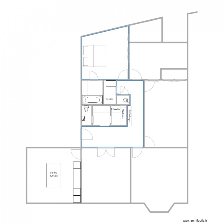 Tervuren droite. Plan de 0 pièce et 0 m2