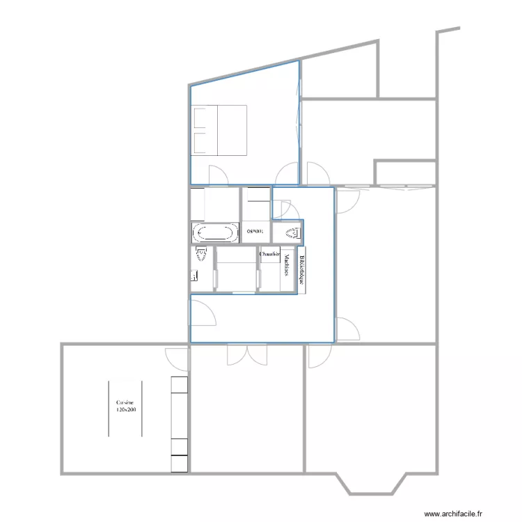 Tervuren droite. Plan de 0 pièce et 0 m2