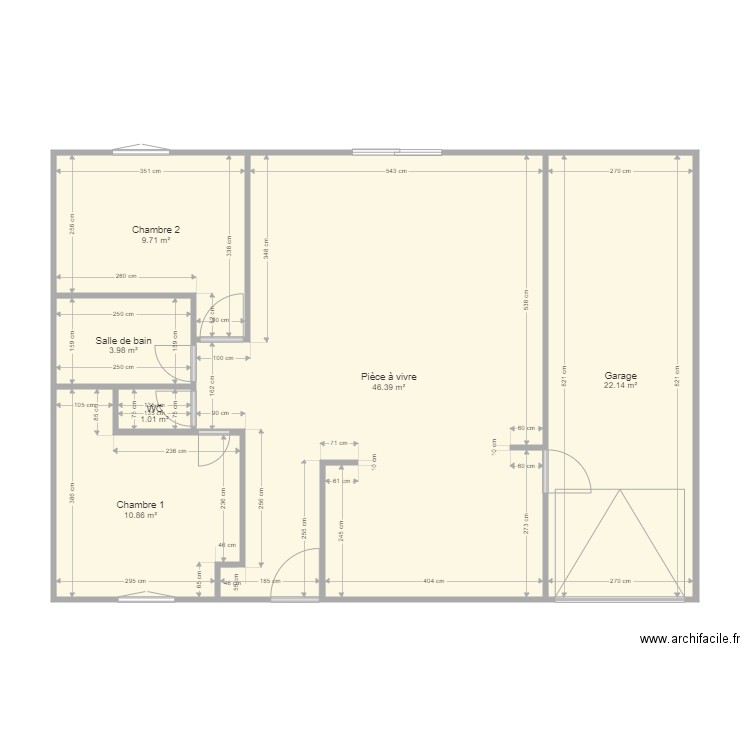 Maison maman Quiévy. Plan de 0 pièce et 0 m2