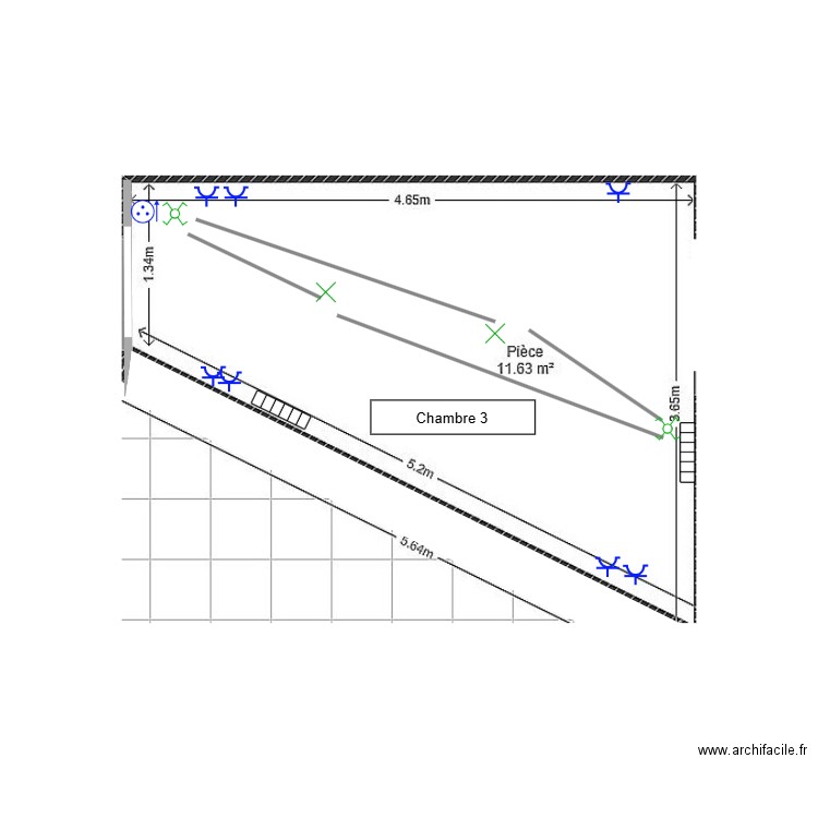 chambre3. Plan de 0 pièce et 0 m2