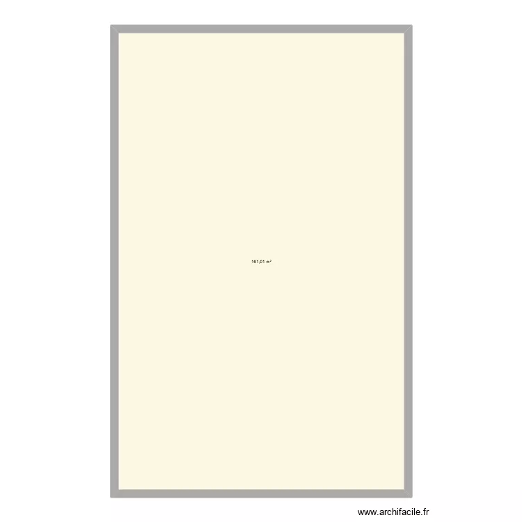 HANGAR 1. Plan de 1 Pièce et 161 m²