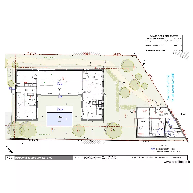 PLAN ELEC GRANDE MAISON. Plan de 