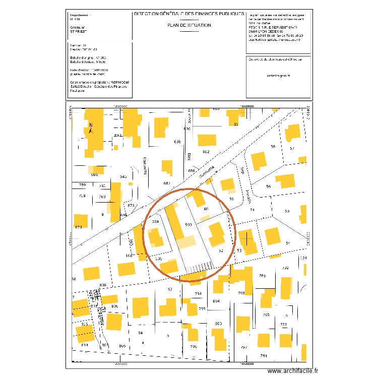 Parking Saint priest. Plan de 0 pièce et 0 m2