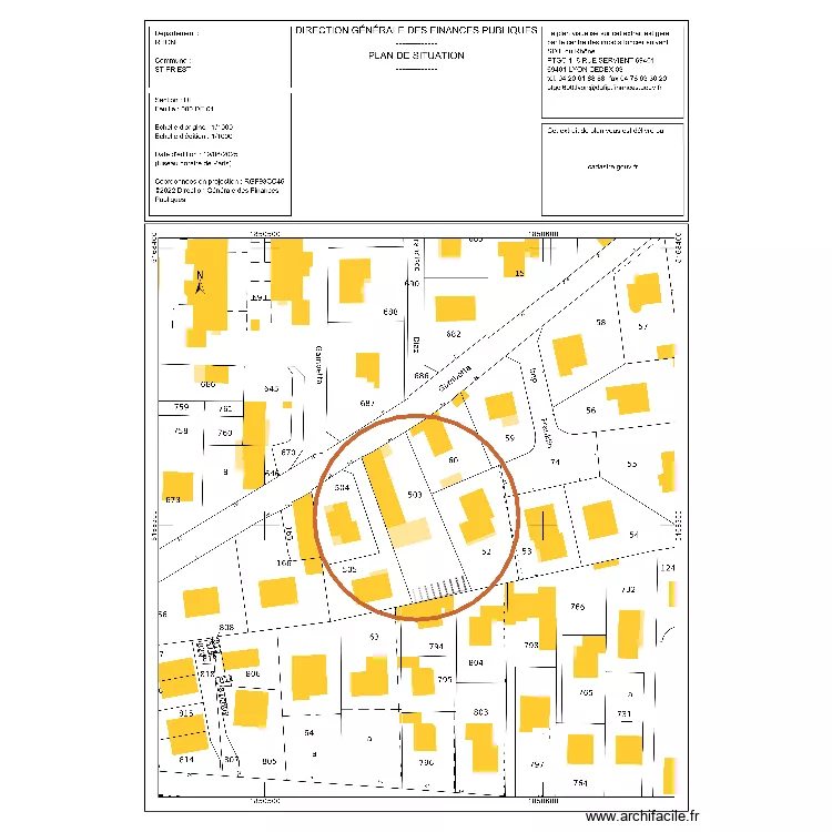 Parking Saint priest. Plan de Parking Saint priest. Plan de