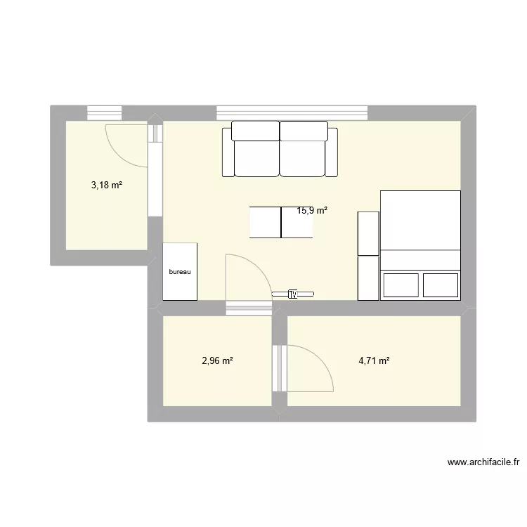 ponscarme echelle. Plan de 