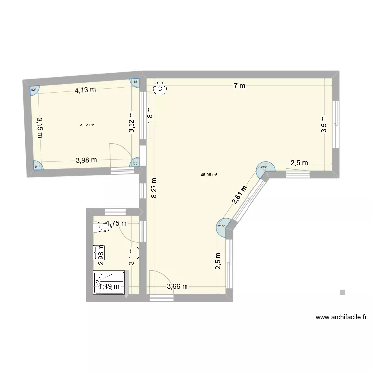 Plan 3 mochee. Plan de 