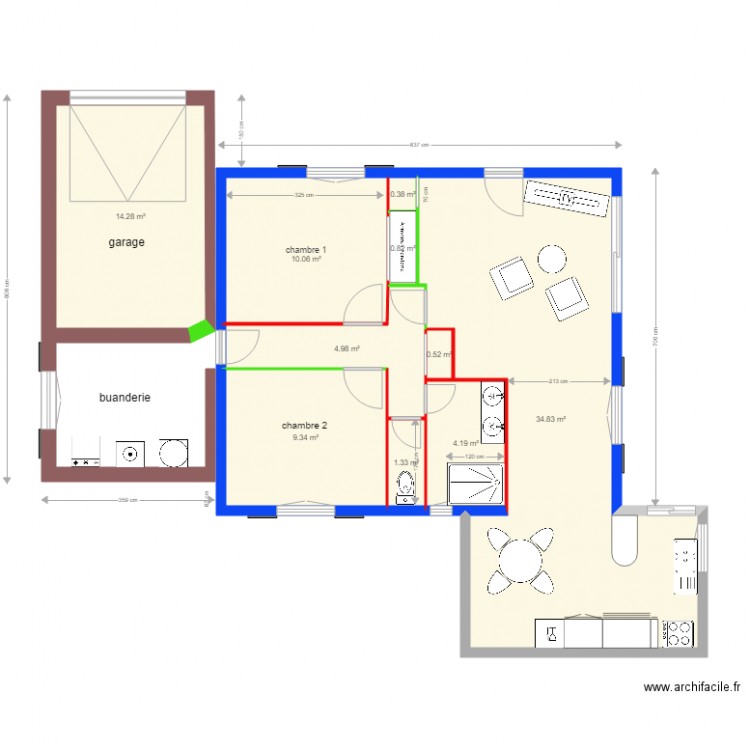 projet de travaux 3. Plan de 0 pièce et 0 m2