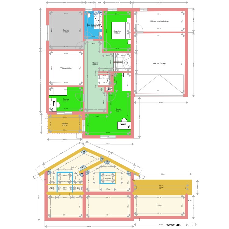 NoirmontEtage24T. Plan de 0 pièce et 0 m2