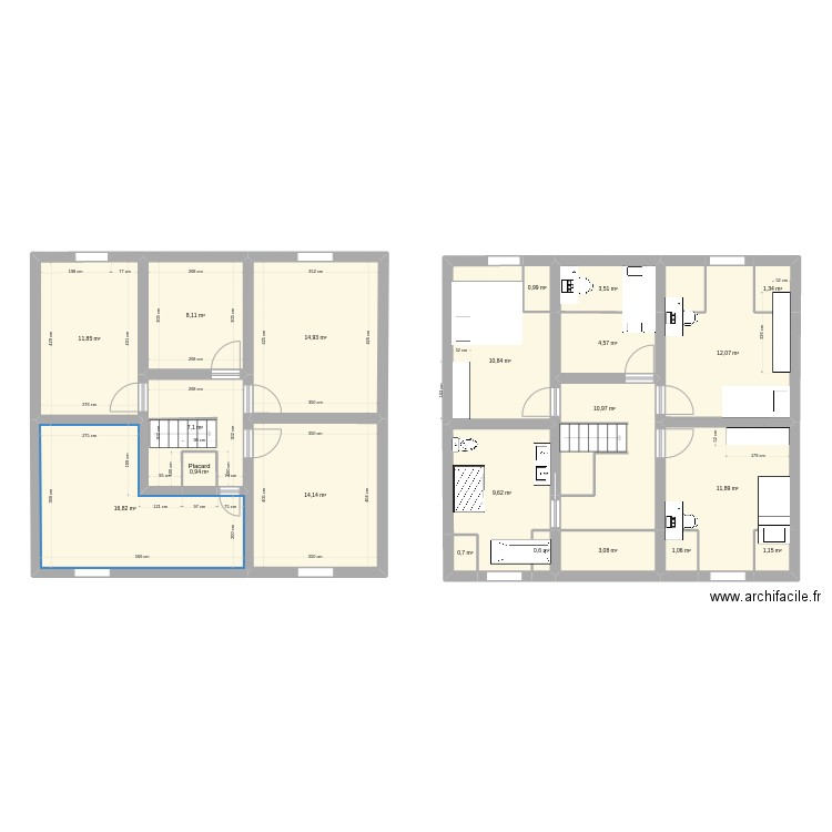 Maison 2. Plan de 0 pièce et 0 m2
