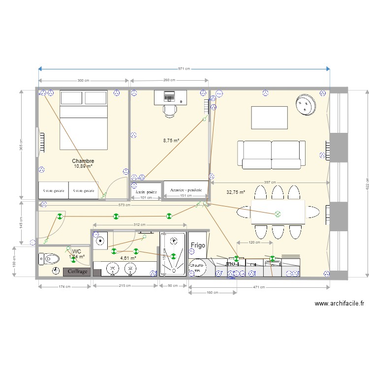 CoursAetL. Plan de 0 pièce et 0 m2