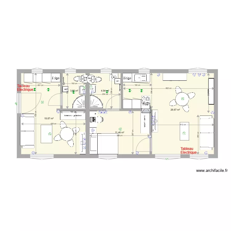 Marnaz Atelier RDC d&eacute;finitif. Plan de 