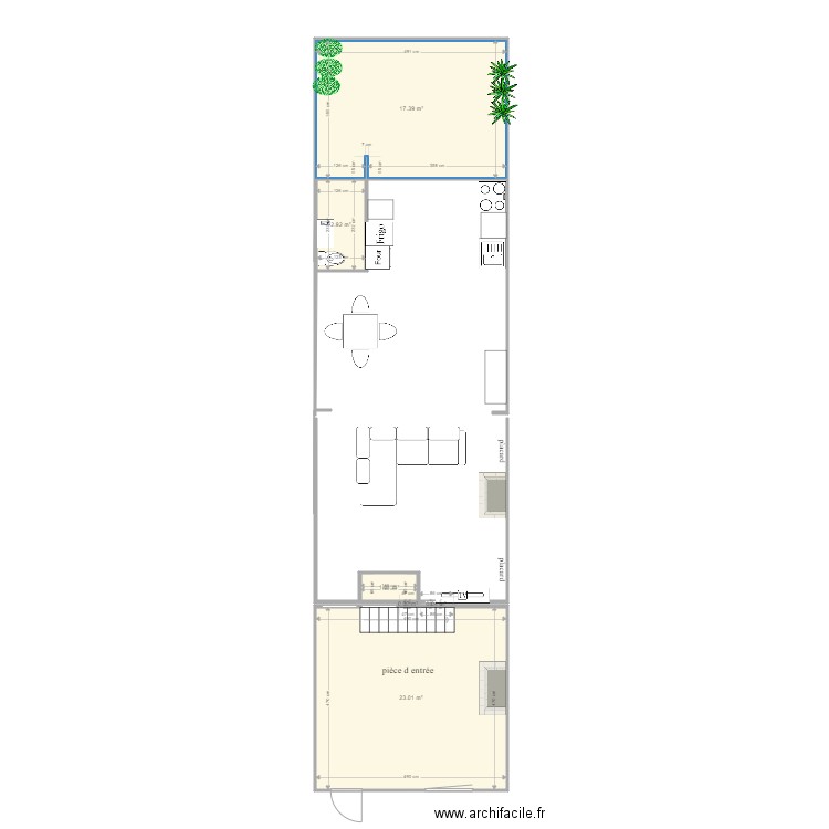 REZ DE CHAUSSEE LENS juillet. Plan de 0 pièce et 0 m2