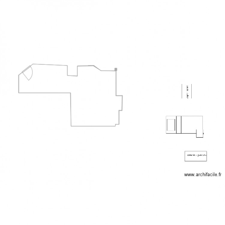 chambre Adèle. Plan de 0 pièce et 0 m2