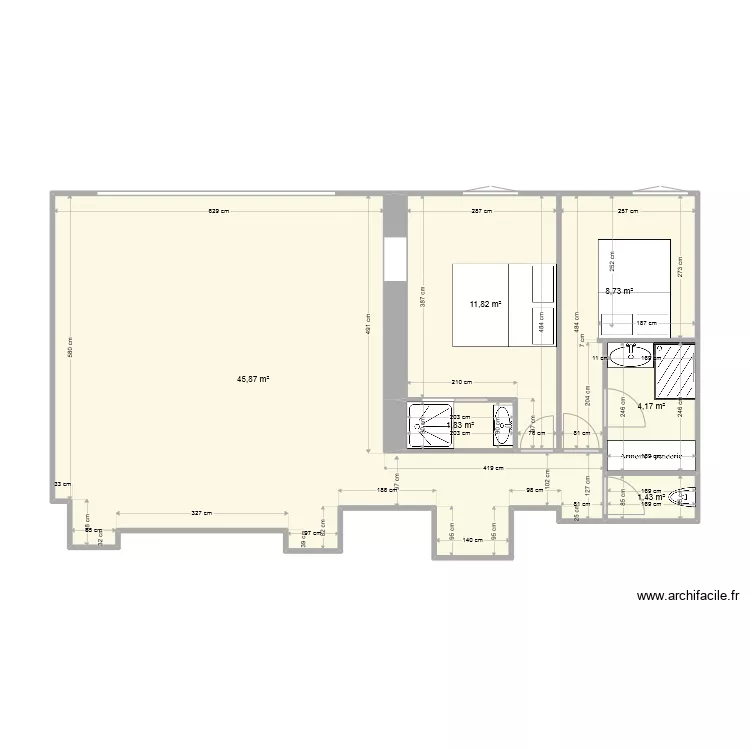 CANNES PARC CONTINENTAL PLAN rod 2. Plan de 