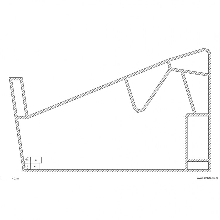 azze. Plan de 0 pièce et 0 m2