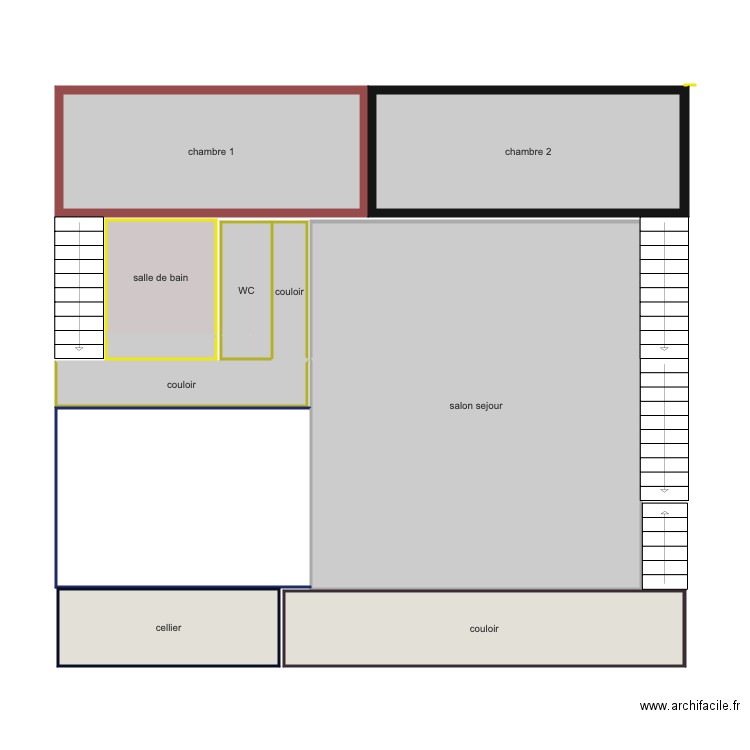 travail techno réaliser un habitat. Plan de 0 pièce et 0 m2