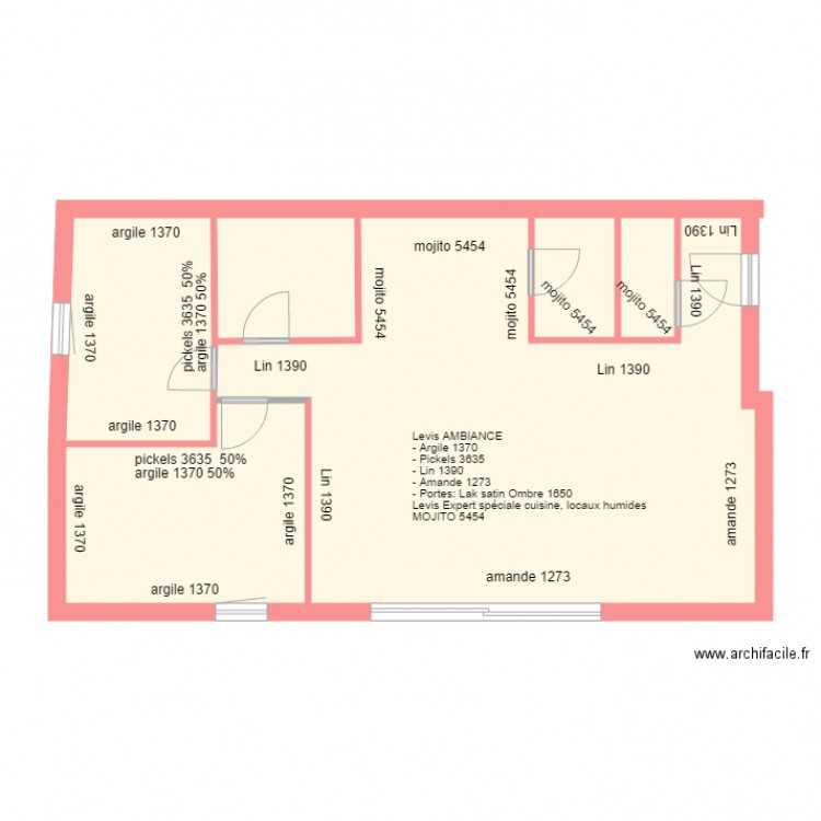 appatement 2. Plan de 0 pièce et 0 m2