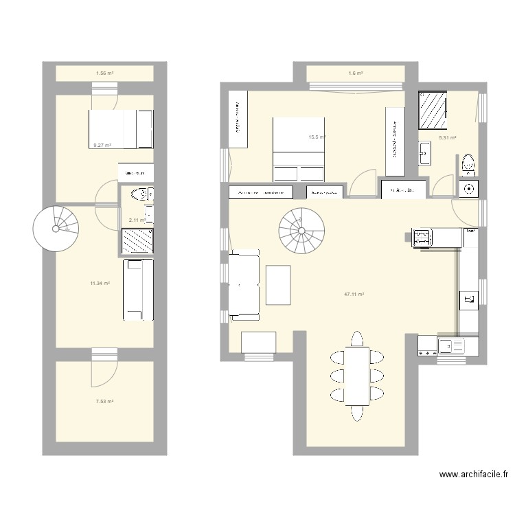 voltaire5. Plan de 0 pièce et 0 m2