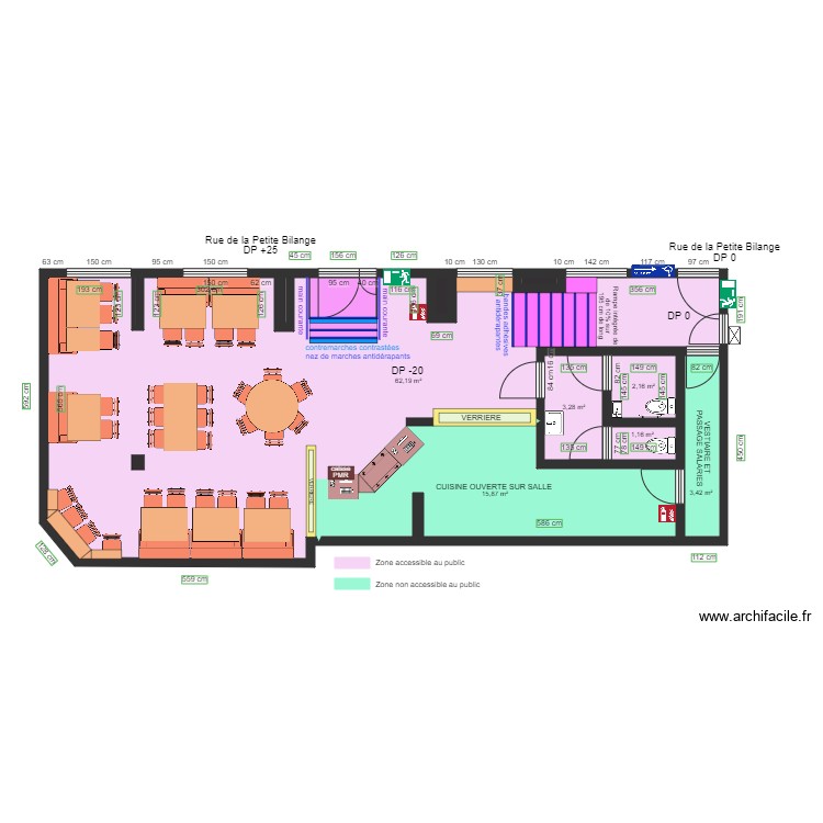 VERSION FRANCAISE APRES TRAVAUX. Plan de 0 pièce et 0 m2