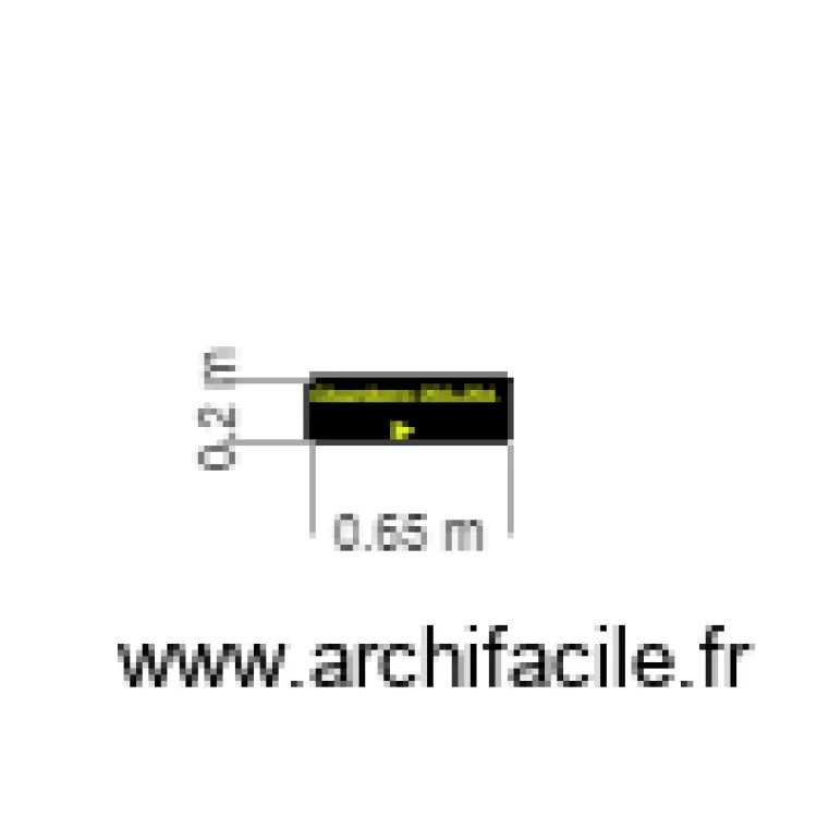 chambre 203 et204. Plan de 