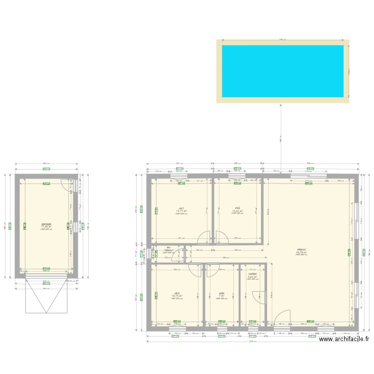 maison plan définitif lorgues. Plan de 0 pièce et 0 m2