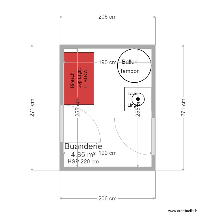 Barnabé Biotech. Plan de 0 pièce et 0 m2