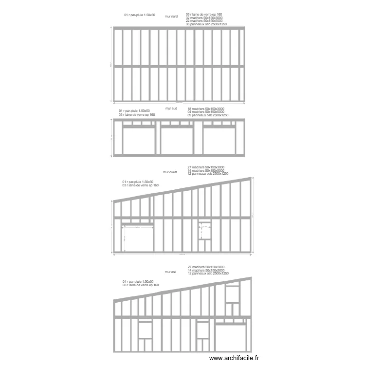 maison principale panneaux. Plan de maison principale panneaux. Plan de