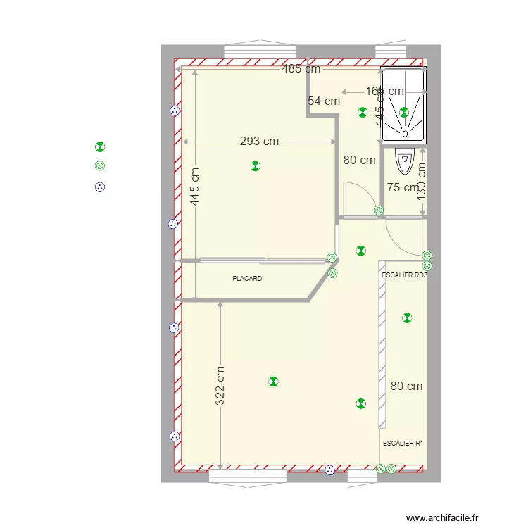 BIZOUERNE ETGAE. Plan de 
