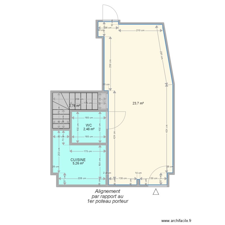 Plan local V1. Plan de 0 pièce et 0 m2