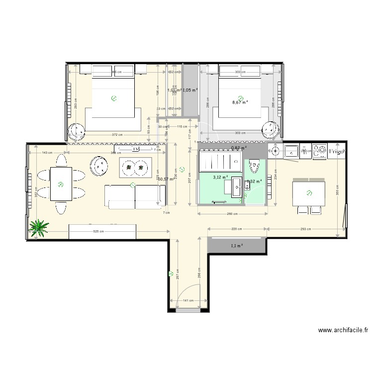 max. Plan de 0 pièce et 0 m2