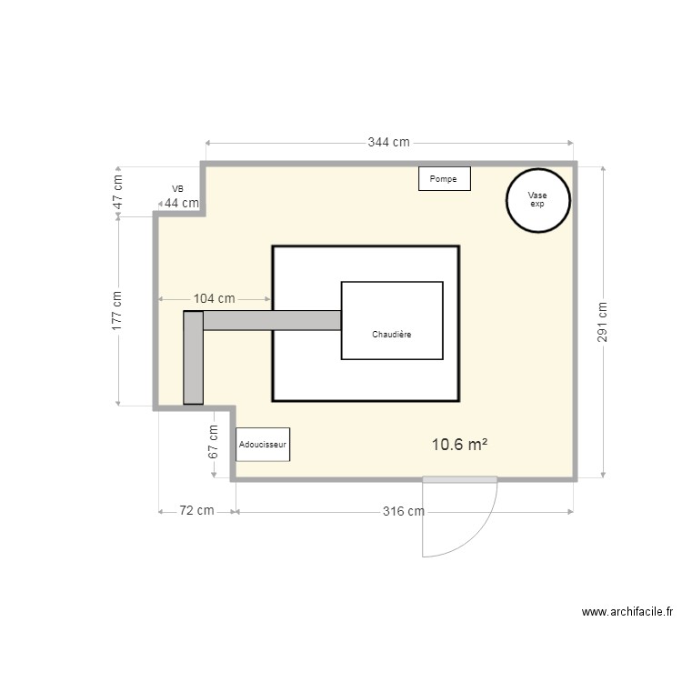 Tassigny. Plan de 0 pièce et 0 m2