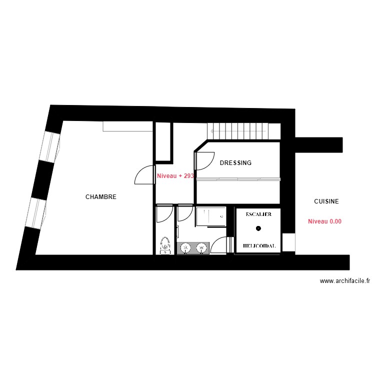 CORRADO 2eme ETAGE PROJET. Plan de 0 pièce et 0 m2