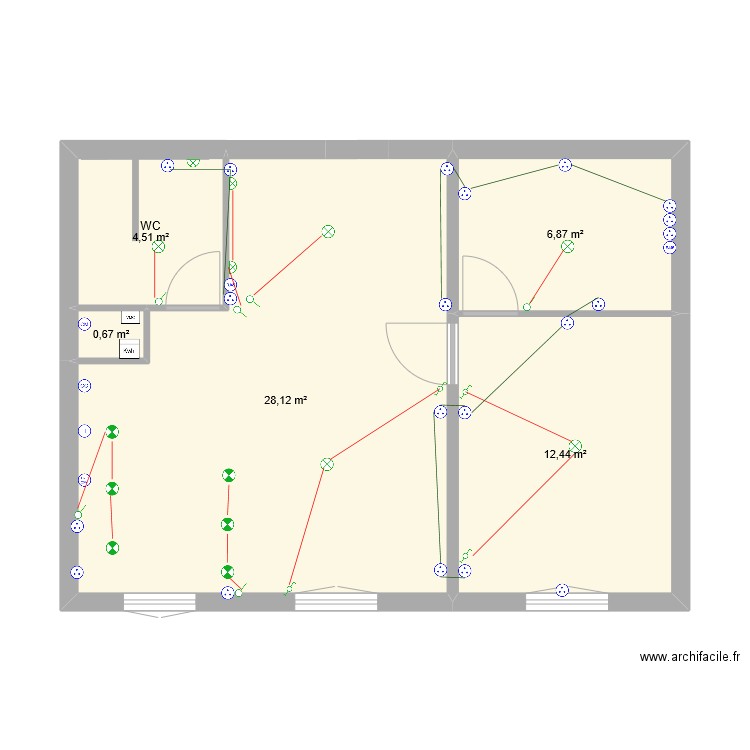 Studio 2 Electricité. Plan de 0 pièce et 0 m2