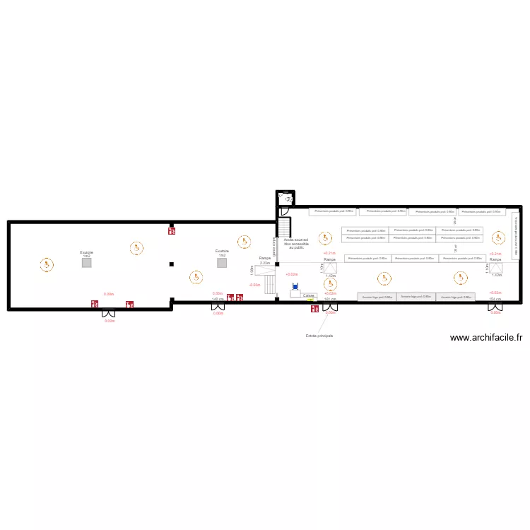 Le Bazar cotation RDC PMR. Plan de 