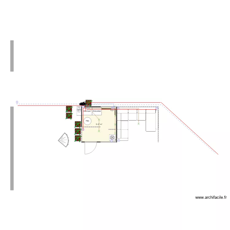poolhouse lounge v2. Plan de poolhouse lounge v2. Plan de