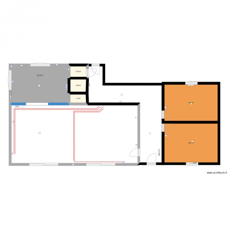 electricite. Plan de 0 pièce et 0 m2