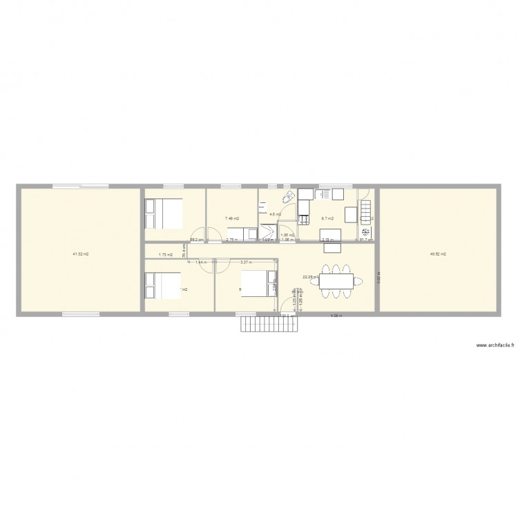 maison sans modification. Plan de 0 pièce et 0 m2