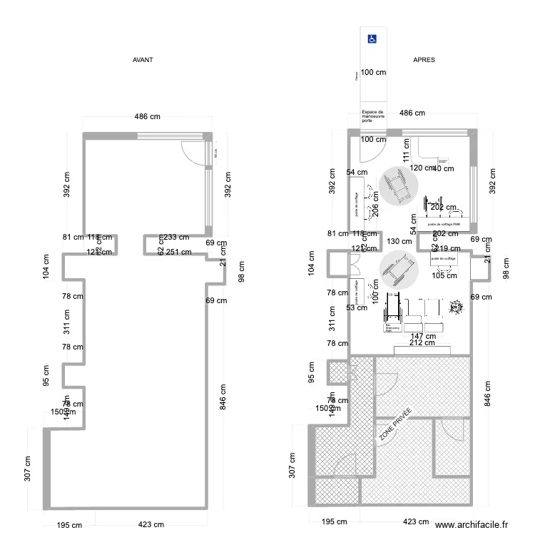 Culin salon. Plan de Culin salon. Plan de