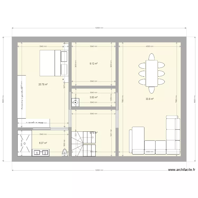 WAVRIN2011091. Plan de 