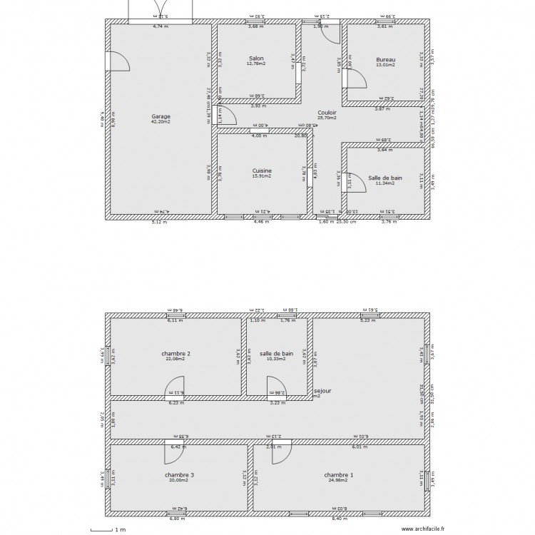 plan 1 , Étage 1. Plan de 0 pièce et 0 m2