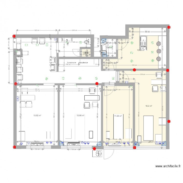 Uccle 2last. Plan de 0 pièce et 0 m2