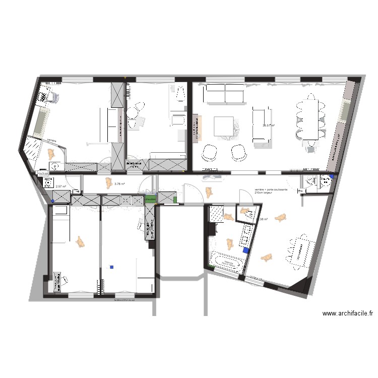 plan projet chateau neuilly PROJET plan elec V1. Plan de 0 pièce et 0 m2